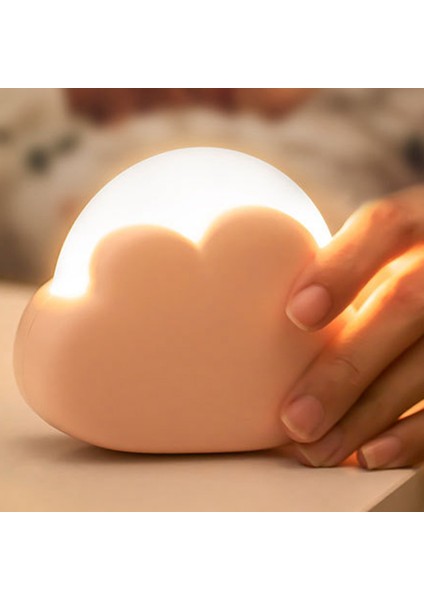 Bulut Gece Lambası Yatak Odası Masaüstü Mini Dekoratif Masa Lambası Doğum Günü Hediyesi Ünlü Bulut Gece Lambası Beyaz (Yurt Dışından) modelleri