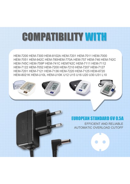 Dc 6V Evrensel Anahtar Güç Kaynağı Adaptörü Şarj Cihazı 500MA, 7120/U10L/8713 Ab Tak Için (Yurt Dışından) indirimleri