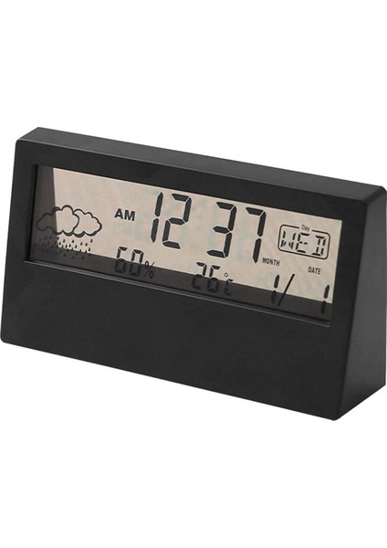 Elektronik Dijital Çalar Saat Yatak Odası Saatleri, Hava Durumu LCD Ekran Ev, Ofis, Vb Için Dijital Çalar Saat (Yurt Dışından)