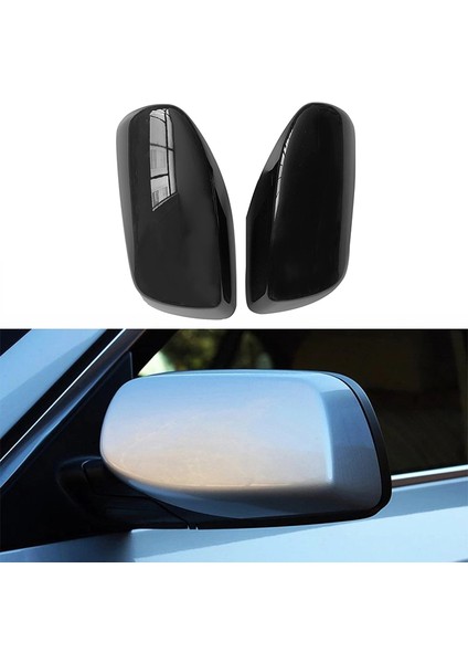Dikiz Aynası Kapağı ile Uyumlu - 5 Serisi E60 E61 E63 E64 2003-2008 Yan Kapı Arka Görünüm Kapatma Kapakları (Yurt Dışından) modelleri