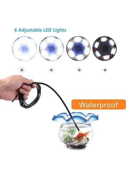 Otg Android Telefon Için USB Endoskop Tip C Borescope 7mm Muayene Yılan Kamera, 3.5m Sert Kablo (Yurt Dışından)