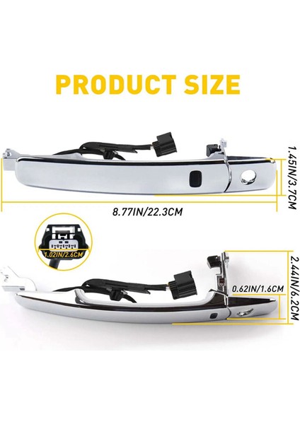 80640-CZ31B 80645-CA000 Kapı Kolu Ön Sol Sürücü Tarafı, Rogue 2010-2013 Araç Dış Aksesuarlarıyla Uyumlu (Yurt Dışından) indirimleri