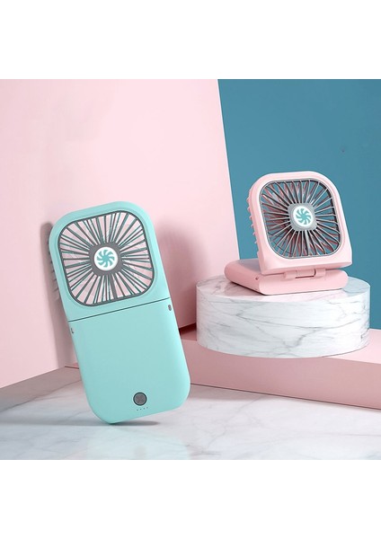 Taşınabilir Asılı Boyun Fanı USB Şarj Edilebilir Mini Katlanır Açık El Klima Seyahat Soğutucu Beyaz (Yurt Dışından)