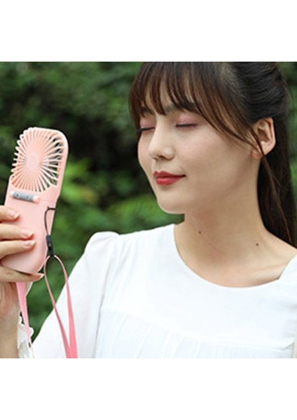 Taşınabilir Asılı Boyun Fanı USB Şarj Edilebilir Mini Katlanır Açık El Klima Seyahat Soğutucu Beyaz (Yurt Dışından) modelleri