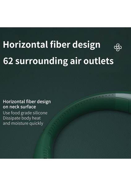 Taşınabilir Asılı Boyun Fanı USB Şarj Edilebilir Ayarlanabilir Hava Soğutucu Yaz Açık Seyahat Eller Serbest Bladeless Fan-C (Yurt Dışından) fırsatları