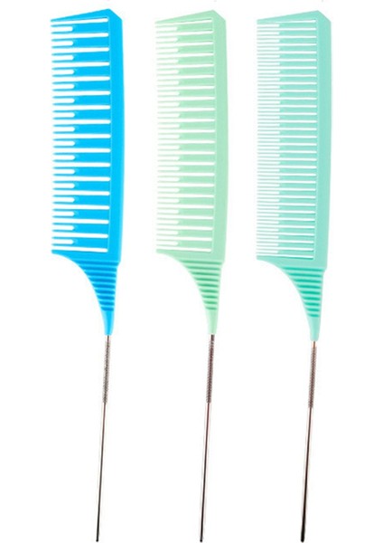 3 Adet Ince Diş Tarak Metal Pin Anti-Statik Saç Stili Sıçan Kuyruğu Tarak Saç Kenar Şekillendirici Kuaför Güzellik Araçları B (Yurt Dışından) indirimleri