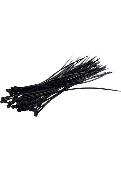 3mm x 150MM Otomatik Tel Itme Kablosu Zip Kravat Düzenleyici Beyaz Siyah 200 Adet (Yurt Dışından) fiyatları