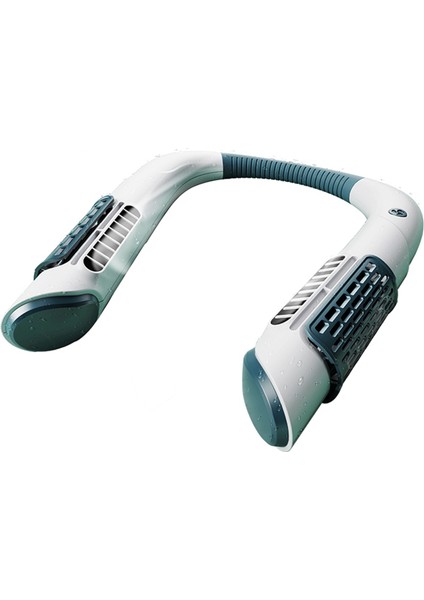 Mini Boyun Fanı Taşınabilir Bladeless USB Spor Hayranları Ev Dış Mekan Giyilebilir Asılı Klima Soğutucu - Yeşil (Yurt Dışından) indirimleri