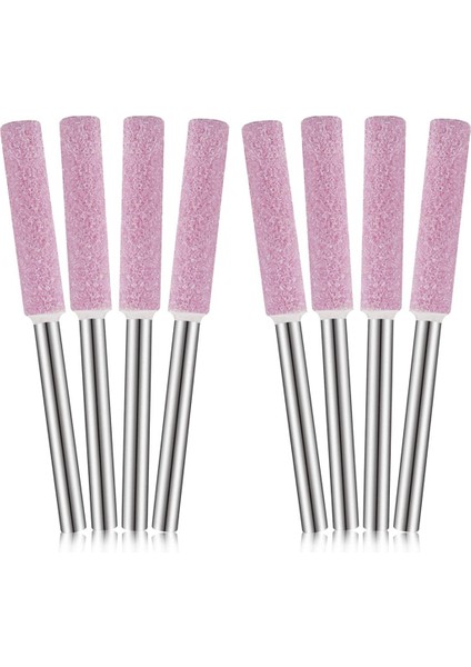100 Parça Çapak Taşlama Taş Dosyası, Testere Bileyici Için Parlatma Taşlama Aracı Taşlama Uçları, 3/16 Inç/4.8 mm (Yurt Dışından)