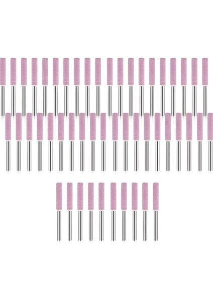100 Parça Çapak Taşlama Taş Dosyası, Testere Bileyici Için Parlatma Taşlama Aracı Taşlama Uçları, 3/16 Inç/4.8 mm (Yurt Dışından)