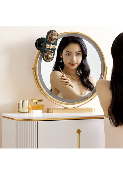 Klima Fanı Çok Fonksiyonlu Masaüstü Sessiz Soğutucu Klipsli Ev Ofis Taşınabilir USB Soğutma Fanı, Bej (Yurt Dışından) indirimleri