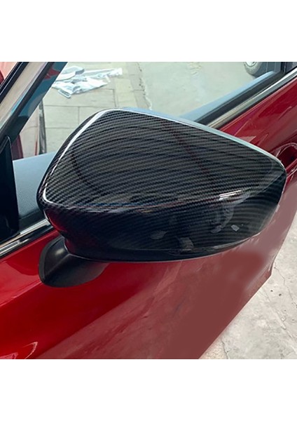 Uyumlu 6 Atenza 2019 2020 Karbon Fiber Stil Yan Kapı Kanat Dikiz Aynası Kapağı Trim Çıkartmalar Araba Aksesuarları (Yurt Dışından) fiyatları