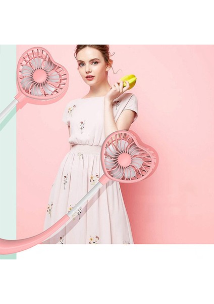 Mini USB Taşınabilir Fan Boyun Vantilatörü Küçük Masa Fanları Hava Soğutucu Klima Camgöbeği-Mavi (Yurt Dışından) fiyatları