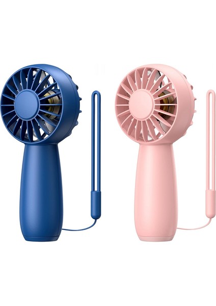 2'li Paket El Fanı Şarj Edilebilir Mini Fan, Ev, Ofis, Seyahat Için 3 Hıza Sahip Taşınabilir El Kişisel (Yurt Dışından)