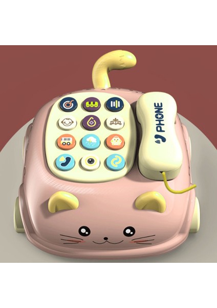 Müzikal Öğrenme, Erken Eğitim Oyuncak, Hafif Müzikli Bebek Simülasyonu Telefon Oyuncak, Çocuklara Hediyeler -Pembe (Yurt Dışından) fırsatları