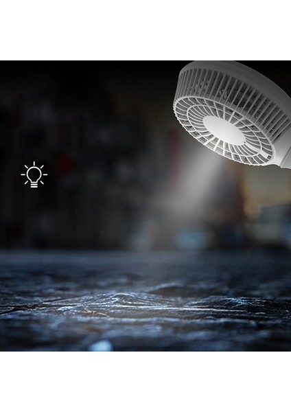 Taşınabilir Fan El USB Şarj Edilebilir Mini Katlanır Seyahat Açık Ev Ofis Sessiz Masa Fanları Mavi (Yurt Dışından)