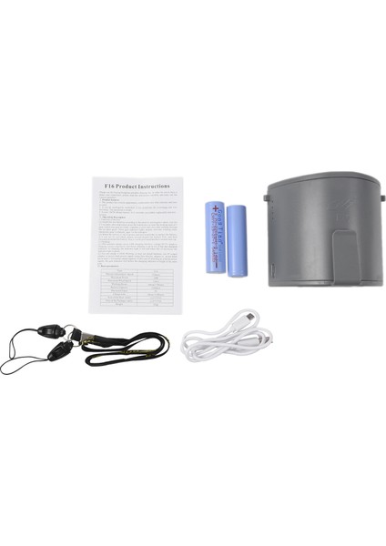 Taşınabilir Mini Mobil Klima Küçük Fan USB Şarj Edilebilir Asılı Bel Kişisel Seyahat ve Açık Kamp Mavi Gri (Yurt Dışından)