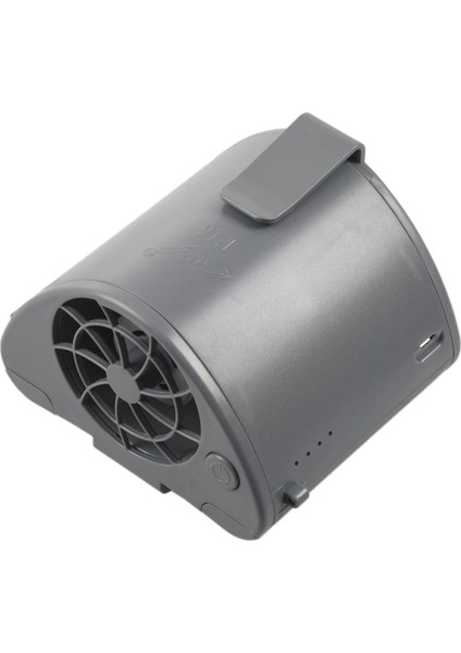 Taşınabilir Mini Mobil Klima Küçük Fan USB Şarj Edilebilir Asılı Bel Kişisel Seyahat ve Açık Kamp Mavi Gri (Yurt Dışından) modelleri