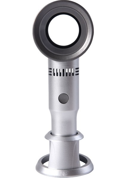 Bladeless Fan USB Şarj Edilebilir El Mini Soğutucu Taşınabilir Yapraksız Kullanışlı 3 Hız (Gri Gümüş) (Yurt Dışından) fiyatları