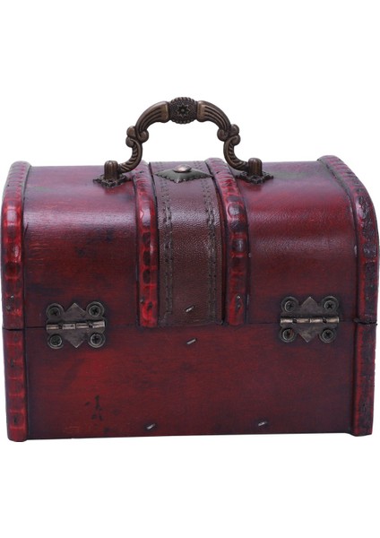 2x Çok Vintage Takı Kolye Bilezik Hediyeler Kutusu Depolama Organizatör Ahşap Kutular Boyutu: 16X11.5X10.2CM Türleri: Türleri 2 (Yurt Dışından)