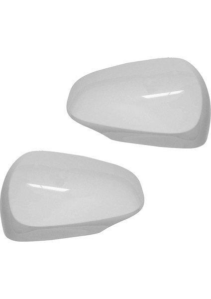 Araba Kapı Ayna Yan Dikiz Aynası Kapağı Ayna Kapağı ile Uyumlu Prius C Aqua Axio Premio Allion 2012-2018 Beyaz (Yurt Dışından)