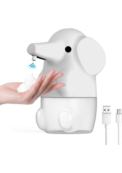 Otomatik Sabunluk, Çocuk Köpük Sabunluk Fotoselli Şarjlı, Sevimli Hayvan Fotoselli Dispenser (Beyaz) (Yurt Dışından) indirimleri
