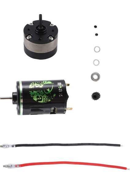 Rcxaz 540 Fırçalı Motor ve 1: 4.2 Oranı Düşürücü Planet Şanzıman 1/10 Rc Paletli Araba Için Traxxas Trx4 Eksenel SCX10, 20T (Yurt Dışından)