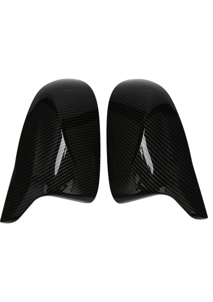 Karbon Fiber Abs Araba M Tarzı Kapı Yan Ayna Kapağı Arka Ayna Kapağı ile Uyumlu X3 F25 X4 F26 X5 F15 X6 F16 2014-2018 (Yurt Dışından)