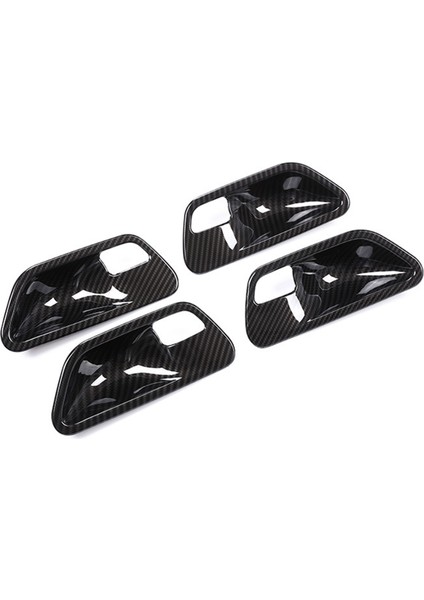 Karbon Fiber Görünümlü Araba Kapı Kolu Trim ile Uyumlu Kapaklar - 3 4 Serisi F30 F34 3gt Iç Oto Aksesuarları (Yurt Dışından) fırsatları