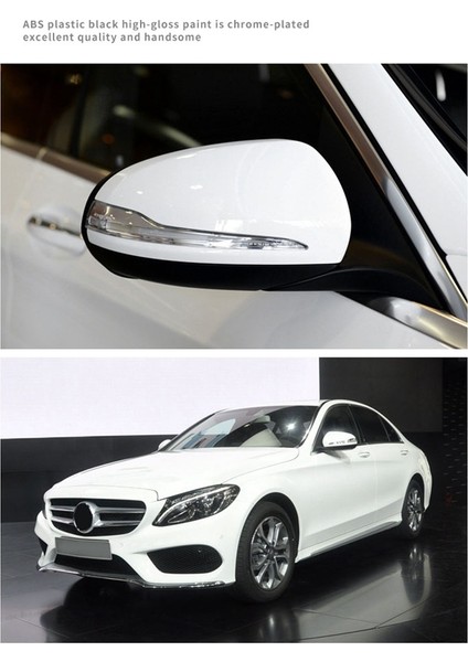 C Glc Se Sınıfı W205 X253 W222 W213 W238 Parlak Siyah Yan Dikiz Aynası Kapak Kapakları Lhd ile Uyumlu (Yurt Dışından) fiyatları