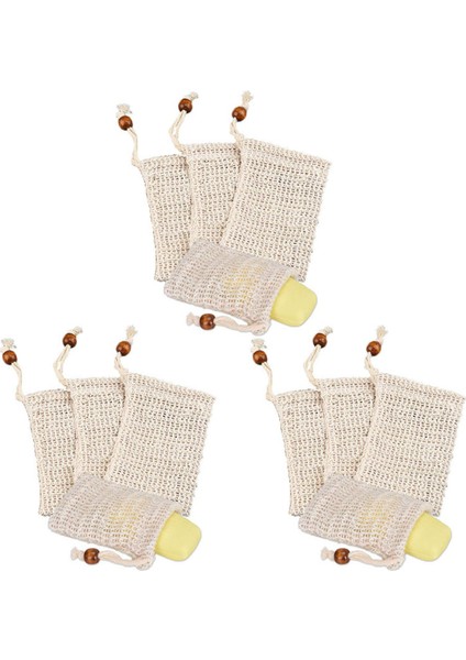 12X Sabun Poşeti, Sabun Poşeti Rami, Organik Sabun Poşeti, Sabun Poşeti, Köpük ve Kuru Sabun (Yurt Dışından)