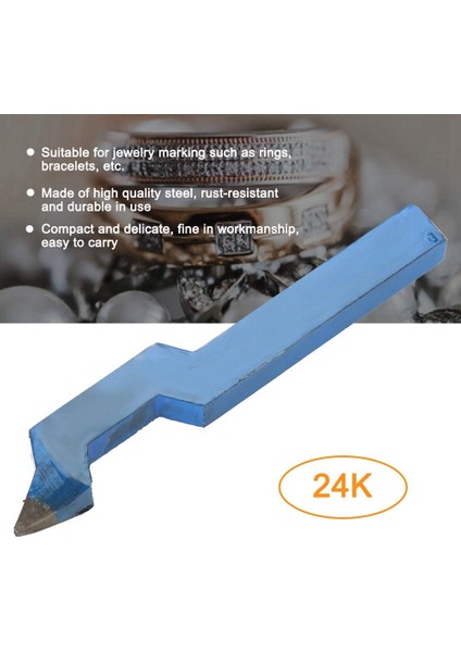Metal Yumruk Damgası, Çelik Damgalama Aracı Takı Kalıp Yüzük Bileklik Için Kavisli Tasarım Işaretleme Aracı (24K) (Yurt Dışından) fırsatları