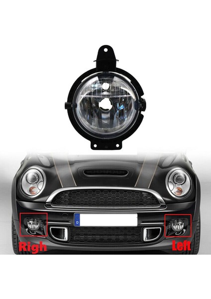 2x Ön Tampon Sis Lambası Sürüş Lambaları Kapağı Mini R55 R56 R57 R58 R59 2006-2014 63172751295 (Yurt Dışından) fiyatları
