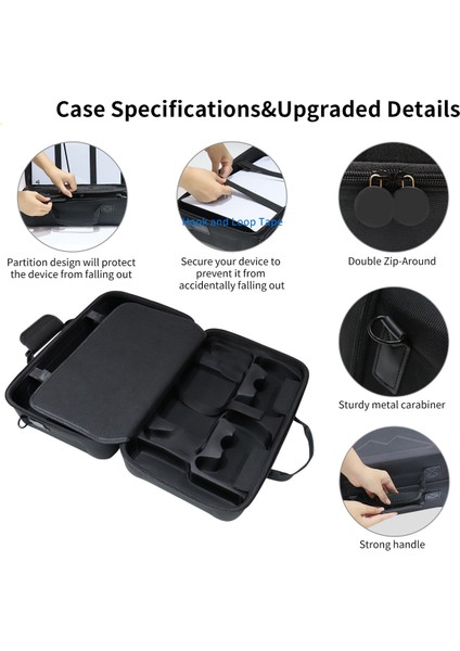 Ince Konsol Çok Fonksiyonlu Crossbody Sert Çanta ile Uyumlu Portal El Fermuarlı Eva Saklama Koruma Çantası ile Uyumlu (Yurt Dışından) modelleri