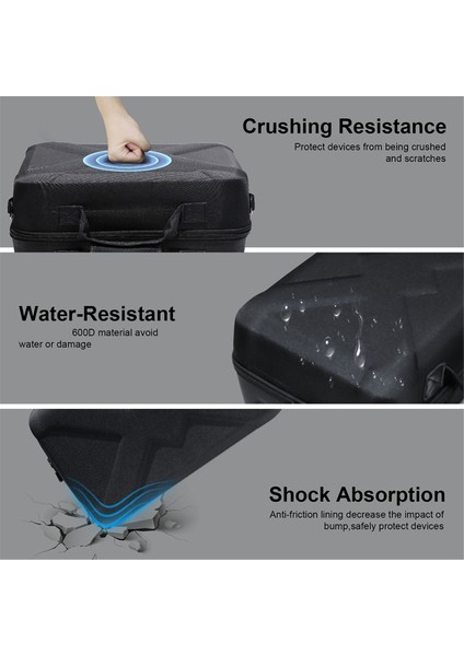 Ince Konsol Çok Fonksiyonlu Crossbody Sert Çanta ile Uyumlu Portal El Fermuarlı Eva Saklama Koruma Çantası ile Uyumlu (Yurt Dışından) indirimleri