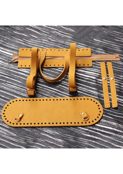 Diy El Yapımı Çanta Seti Aksesuarları Parçaları Çanta Alt Kilit Fermuar Omuz Çantası Askısı Çanta Sırt Çantası Kadınlar Için, Siyah (Yurt Dışından) fırsatları