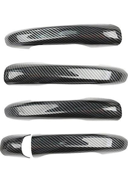 4 Adet Karbon Fiber Araba Kapı Kulp Kılıfı Trim Ce Gla Glc Sınıfı W247 2022 ile Uyumlu (Yurt Dışından)