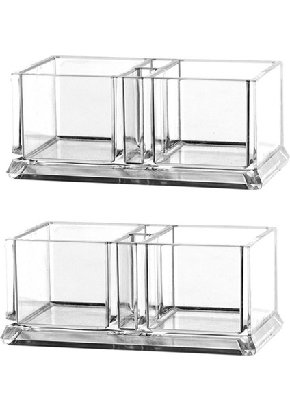 Хранение Продукции,2x2 Kafesler Şeffaf Akrilik Çay Poşetleri Tutucu Kahve Şeker Torbası Kutuları Akrilik Depolama Organizatör Vaka 15X8X6 cm (Yurt Dışından)