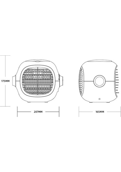 Beyaz USB Şarj Cihazı Fanlar Ev Ofis Masaüstü Küçük Fan Soğutma Klima Mini Klima (Yurt Dışından)