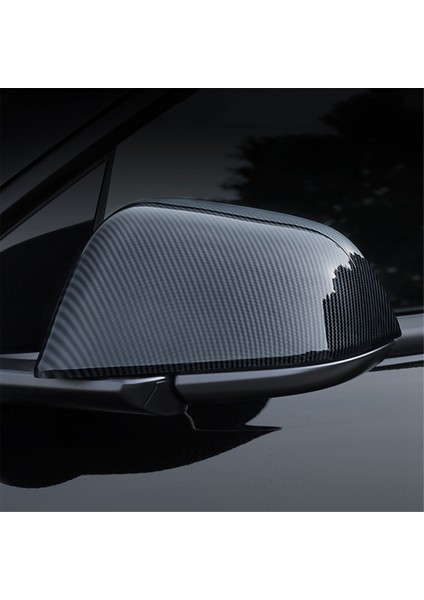 Model Y ile Uyumlu Model 3 Yan Kapı Ayna Kapakları Yan Ayna Kapakları Ters Ayna Kapakları, Parlak Karbon Fiber (Yurt Dışından) indirimleri