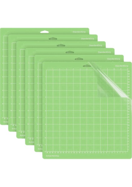 Cricut Maker 3/maker/explore 3/air 2/air/one (12X12 Inç) Kapitone Kriket Paspas Aksesuarları Için 6 Paket Kesme Paspasları (Yurt Dışından)