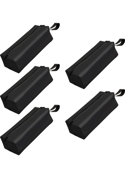 5 Paket Küçük Alet Çantası Çok Amaçlı Alet Çantası Çanta Düz Tabanlı Fermuarlı Çanta Su Geçirmez Oxford Kanvas Alet Çantası (Yurt Dışından)