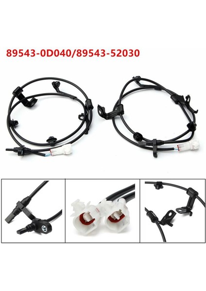 1 Çift Ön Sol ve Sağ Abs Tekerlek Hız Sensörü 2006-2012 Toyota YARIS,2008 - 2009 Scion Xd 89543-52030,89543-0D040 (Yurt Dışından)