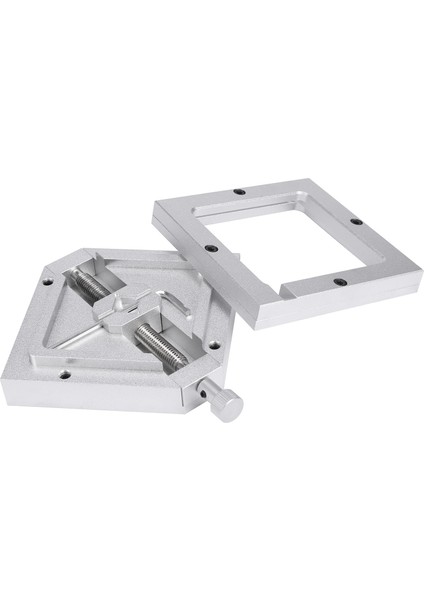90MM Gümüş Bga Reballing Istasyonu Şablonlar Şablon Tutucu Fikstürü Jig Pcb Çip Lehimleme Rework Onarımı (Yurt Dışından)