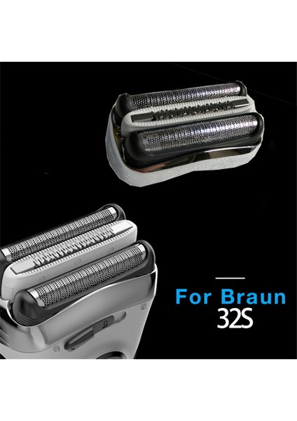 2x Yedek Tıraş Başlığı Braun 32S Serisi 301S 310S 320S 330S Kesici Yedek Kafa Elektrikli Tıraş Makinesi Aksesuarları (Yurt Dışından) fırsatları