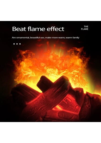 elektrikli Şömine Fener LED Alev Günlüğü Etkisi Dikdörtgen Yangın Yeri Fener Ev Dekor Için Kapalı Noel Süsleri (Yurt Dışından) fırsatları