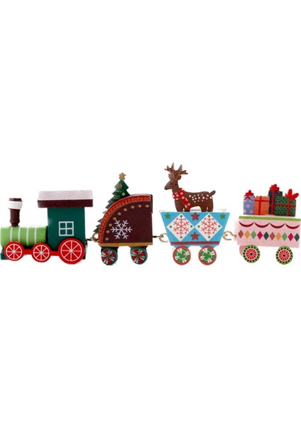 Декоративные Подарки,noel Masaüstü Dekorasyon Noel Ahşap Tren Şenlikli Süsleme Noel Baba-Kardan Adam Ev Noel Hediyesi Dekor (Yurt Dışından) fiyatları