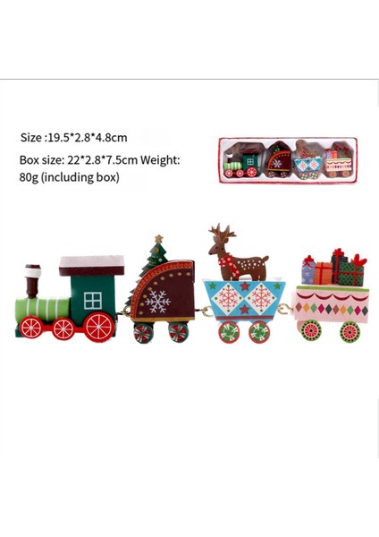 Декоративные Подарки,noel Masaüstü Dekorasyon Noel Ahşap Tren Şenlikli Süsleme Noel Baba-Kardan Adam Ev Noel Hediyesi Dekor (Yurt Dışından) fırsatları
