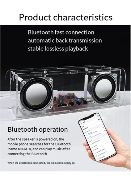 Многоцелевые Наборы,dıy Bluetooth Hoparlör Kiti Elektronik Dıy Lehimleme Projesi Uygulaması Lehim Montajı Dıy Elektronik Kit Bileşeni (Yurt Dışından)