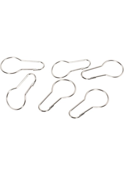 300 Adet Demir Duş Perdesi Kancası Halkası Armut Klipsi (Yurt Dışından) modelleri